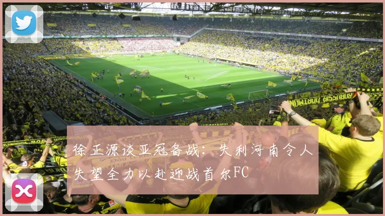 徐正源谈亚冠备战：失利河南令人失望全力以赴迎战首尔FC