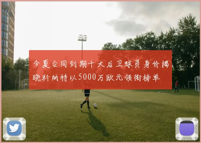 今夏合同到期十大后卫球员身价揭晓科纳特以5000万欧元领衔榜单